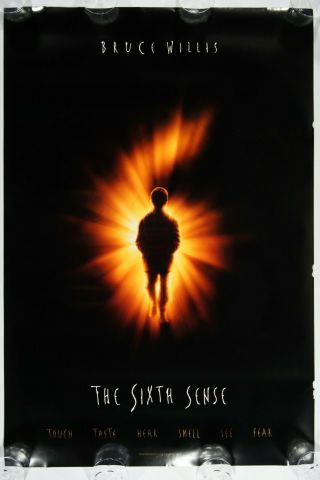 The Sixth Sense 27x40 Ds Rare Rolled Int Movie Poster 1999 Bruce Willis