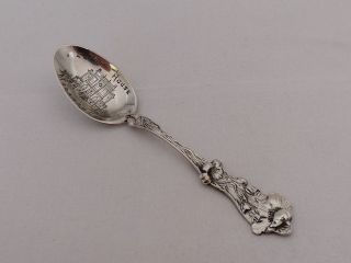 Vintage Sterling Silver Modesto California Souvenir Spoon Ow - 29