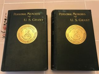 Personal Memoirs Of Ulysses S.  Grant Rare 2 Volume Set 1892