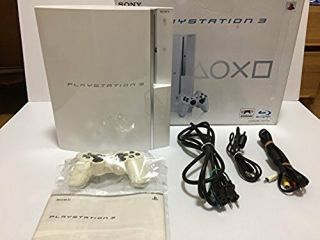 Playstation 3 (80gb) Ceramic White Ps3 Sony Japan Game Rare Jp