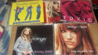 Britney Spears Rare Cd Single Ltd Set / Joblot / 11 X Cd Singles Bundle
