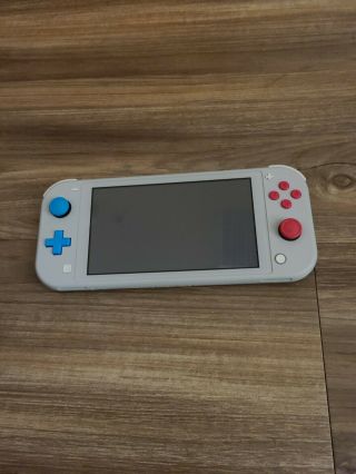Nintendo Switch Lite (zashian And Zamazenta Edition) Rare &