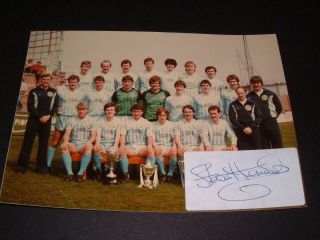Very Rare Forfar Athletic Fc 1983 - 84 Champions Photo Stewart Kennedy Hand Signed