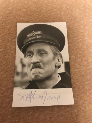 Stephen Lewis Autograph On The Buses Signed Photo Blakey Rare