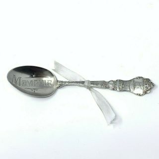 Antique Sterling Souvenir Spoon P&b Paye And Baker Memphis Tennessee Tn