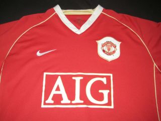 Rare Manchester United Football Shirt 2006 Home Adult L