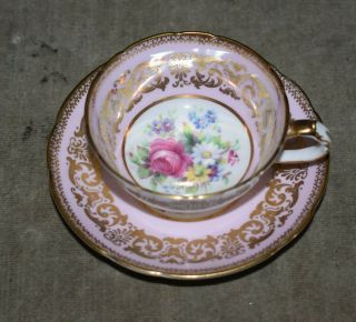 Rare Paragon Demitasse Teacup & Saucer Double Mark By Appt The Queen Bone China