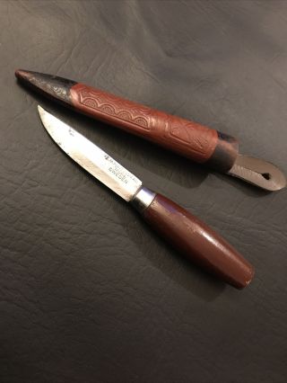 Signed Antique/vintage Swedish Mora F.  M Mattsson Hunting Knife