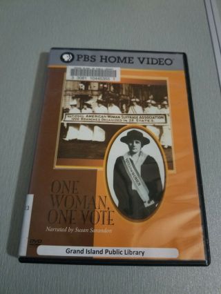 American Experience - One Woman,  One Vote (dvd,  2006) Pbs 1995 Rare Documentary A9