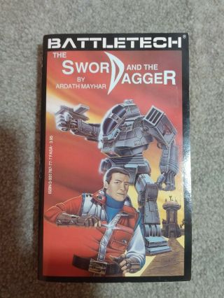 Battletech The Sword And The Dagger Ardath Mayhar Pb 1987 Rare Very Good