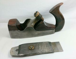 Rare Spiers Ayr Scottish Dovetail Coffin Shaped Infill Smoothing Plane