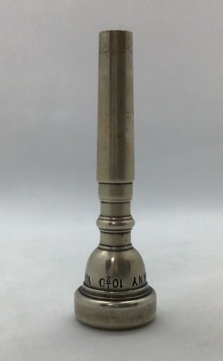 Vintage Vincent Bach Corp Mt.  Vernon,  Ny 10 1/2 D Silver Trumpet Mouthpiece