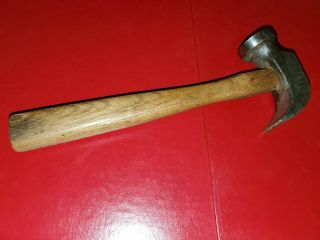 Vintage/antique Crispin Whitcher,  2 Cobblers,  Leather Workers Hammer.  9 1/2 ".