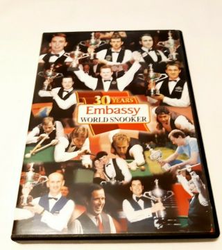 30 Years Embassy World Snooker (1976 - 2005) Dvd Rare