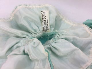 Cosmopolitan Baby Ginger Doll Outfit Turquoise Dress and Panties Vintage Tagged 3