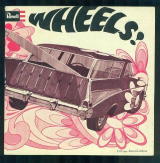 1969 Revell Wheels 33 1/3 Rpm Record Album Chevrolet Nomad Clare Mackichan Rare