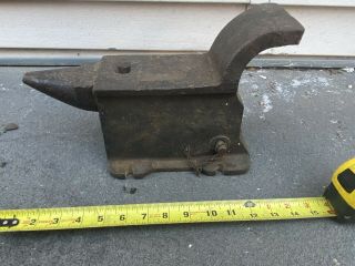 Antique Shield Patent 1914 vise drill anvil collectible blacksmith tool Part 3