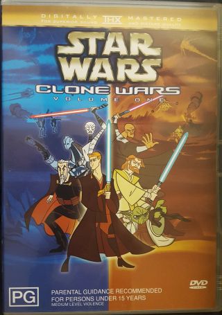 Star Wars Animated Rare Deleted Clone Wars Volume 1 One Dvd Tv Series Cartoon