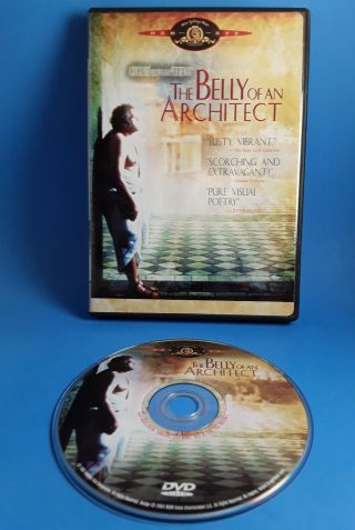 The Belly Of An Architect (dvd,  2004) ☆ Rare,  Oop☆brian Dennehy,  Chloe Webb☆