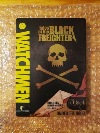 Watchmen - Tales Of The Black Freighter (dvd,  2009) Steelbook - Dc Comics - Rare Htf