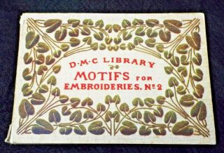 Antique Motifs For Embroideries 2nd Series Book Mulhouse France Sewing Designs