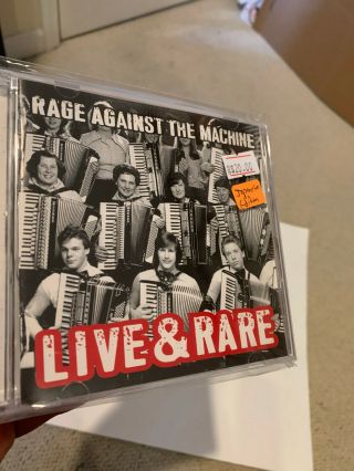 Rage Against The Machine Live And Rare Japan Japanese Edition Release Cd