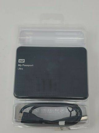 WD 1TB My Passport Ultra Portable External Hard Drive USB 3.  0 WDBGPU0010BBK 3