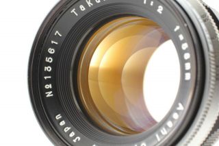 Rare [NEAR MINT] Pentax Takumar 58mm F2 MF Lens for M42 Mount From Japan 00017 2