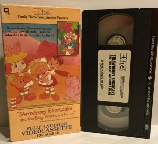 Strawberry Shortcake Vhs Baby Without A Name Ssc G1 Fhe Rare Oop