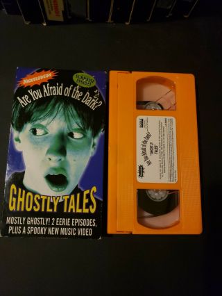 Are You Afraid Of The Dark - Ghostly Tales (vhs,  1994) Nickelodeon Rare Oop