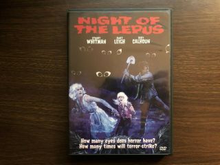 Night Of The Lepus - Dvd Rare Oop - 1972 Stuart Whitman Horror - Warner