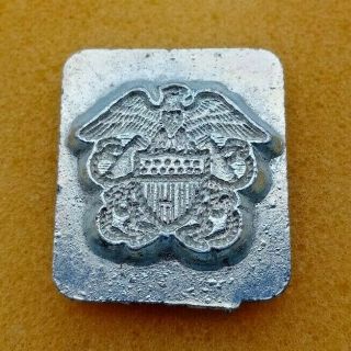 Craftool 8377 Rare Us Navy Crest Logo/emblem Leather Embossing Stamp 1x1 1/8