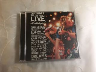 Sammy Hagar And The Wabos Live Hallelujah Cd Rare 2003