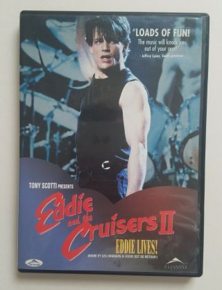 Eddie And The Cruisers Ii - Rare 2005 Canadian Dvd,  English And French,