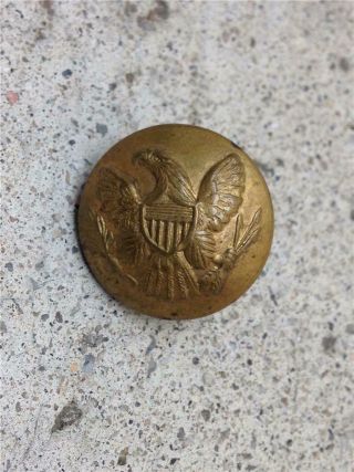 Antique Civil War Union Army General Staff Eagle Button Marked Extra Quality