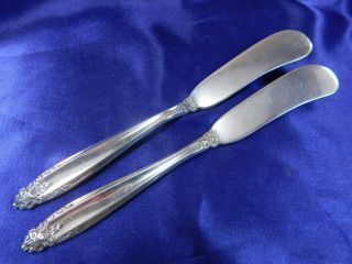 INTERNATIONAL PRELUDE STERLING SILVER BUTTER KNIFE SOLID RAISED - VERY GOOD 2