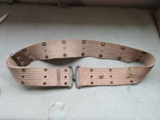 Rare Us Ww1 M - 1912 Mills Woven Cartridge Belt Co.  Pistol Web Belt.