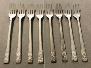 National Silver Inauguration Silverplate Flatware 1948 Dinner Grille Fork Set