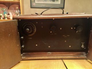 Rare 1924 Pink - A - Tone Detector Of The Air Vacuum Tube Battery Radio