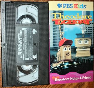 Theodore Tugboat: Theodore Helps A Friend (vhs) Denny Doherty.  Pbs Kids Vg Rare