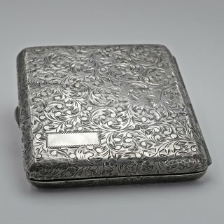 Very Rare Collectible Sterling Silver 950 Cigarette Case Holder - No Monogram