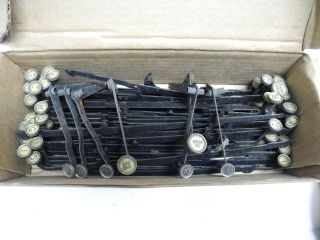 Full Set Of Antique Underwood Standard Typewriter Glass Keys With Arms Set 2