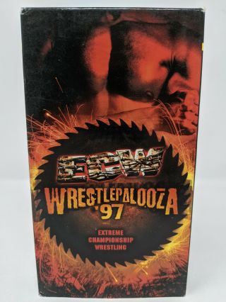 Ecw - Wrestlepalooza 97 (vhs,  2002) Rare Vintage Pro Wrestling
