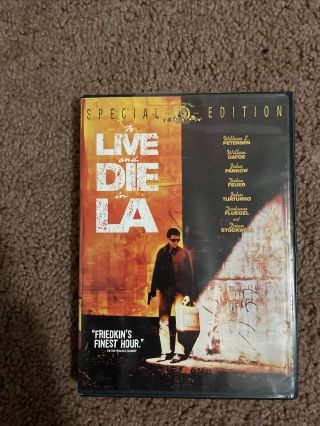 To Live And Die In La (special Edition Dvd) Rare Oop