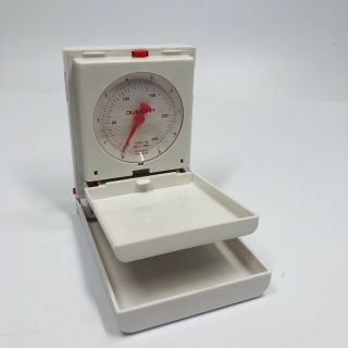 Rare Dumont Folding Compact Analog Kitchen Scale With Hanging Slot (ff)
