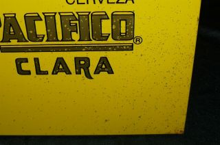 RARE Pacifico Clara Cerveza Beer Metal Cooler Ice Chest Man Cave HARD TO FIND 6