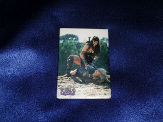 Very Rare Official Xena (lucy Lawless) Magnet - Xena Tying Callisto Up