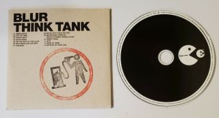 Blur - Think Tank - Banksy Hand Stamped Petrol Head Cover - Rare Promo Cd - 2003