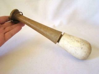 Antique 9 " Pestle Only Apothecary Pharmacy Grinding Tool,  Thomas Maddock & Sons