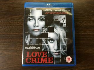 Love Crime - Uk Blu - Ray Region B Rare - 2010 Kristin Scott Thomas - Arrow